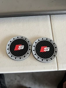 Audi S Cup Holders Coasters - Picture 1 of 3