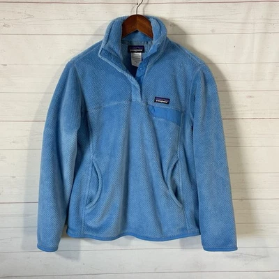 Pullover polar Patagonia para mujer Re-Tool Snap T Polartec talla mediana manga larga Foto 1 de 4