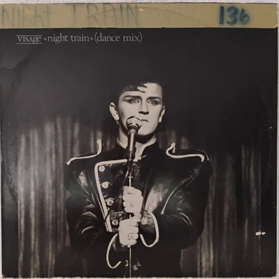 Visage - NIGHT TRAIN (Club Mix) - UK IMPORT - 12" - 1982 - EXCELLENT  Vinyl - Image 1 of 4