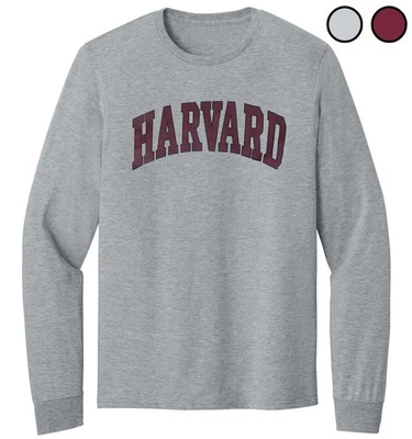 Harvard University Long Sleeve T-Shirt Officially Licensed Student Elite USA NYC - Image 1 of 2