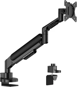 Single Monitor Mount, Monitor Desk Mount for Ultrawide 13"-34" Flat up to 26.4lb - Picture 1 of 8