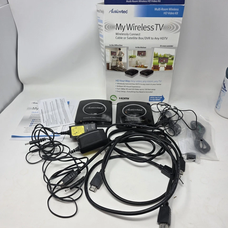 Actiontec MWTV200 KIT MyWirelessTV Video Transmitter and Receiver No Remote - Image 1 of 4