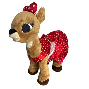 Build A Bear Rudolph Clarice Plush Stuffed Reindeer Toy BAB Christmas Movie GUC - Picture 1 of 7
