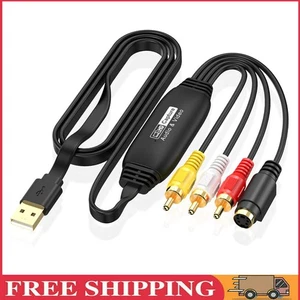 USB Video Capture Card VHS TV DVD VCR VHS To Digital Converter (Male connector) - Bild 1 von 11