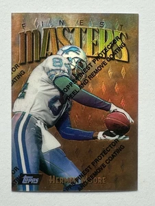 1997 Topps Finest Masters Rare Gold Refractor #347 Herman Moore - Bild 1 von 2