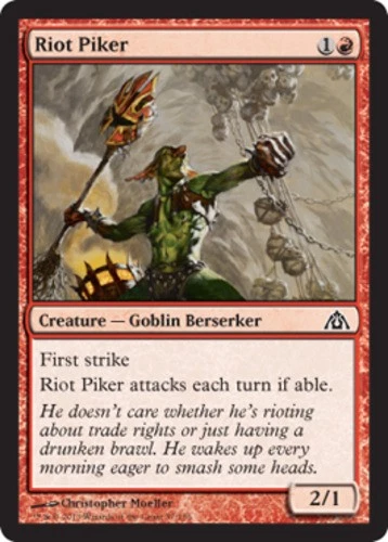 Riot Piker - Dragon's Maze #37/156 MTG Magic The Gathering - Image 1 of 1