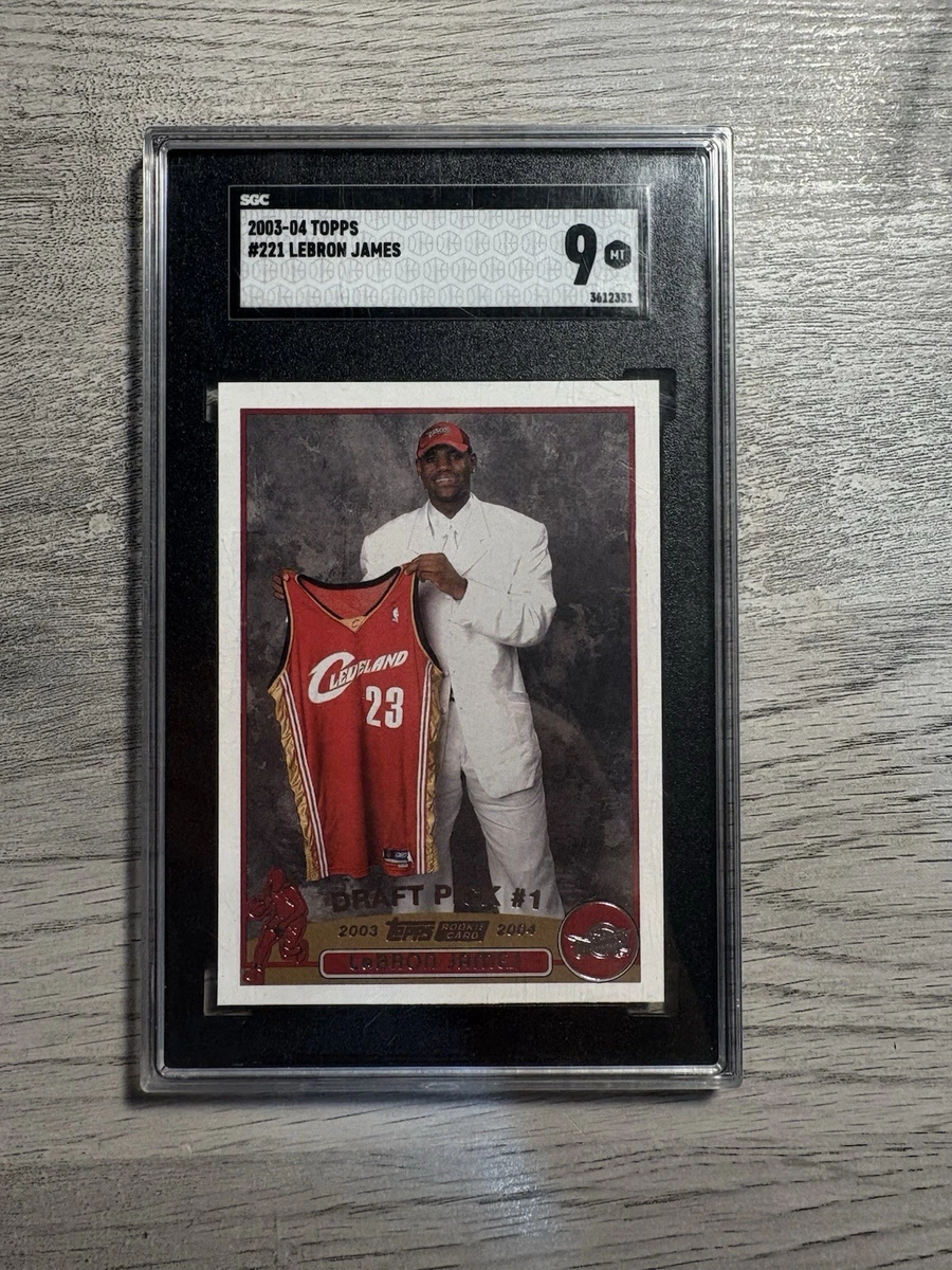 Topps LeBron James 9 Graded Basketball Sports Trading Cards