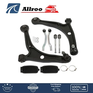 For Honda Pilot 2003-2008 Front Lower Control Arm Kit Tie Rods Sway Bars 8pc - Picture 1 of 9