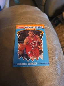 1990-91 Fleer All-Stars #1 Charles Barkley Philadelphia 76ers NM-MT - Picture 1 of 2