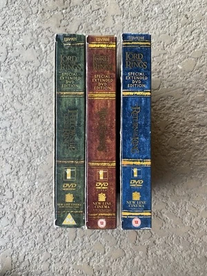 The Lord of the Rings - Trilogy - Fellowship / Two Towers / King (DVD, 2001) - Image 1 of 4