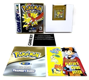 Pokemon Gold Nintendo Gameboy Color CIB GBC KOSTENLOSER Versand - Bild 1 von 21