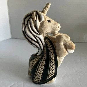 Vintage Signed Artesania Rinconada Clay Unicorn~signed 5” - Bild 1 von 7