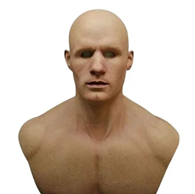 Latex Vollmaske Gesicht Halloween Maskerade Cosplay Männer Horror DE