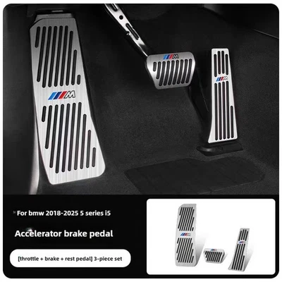 3pcs Non-Slip Accelerator Brake Pedal For BMW 5 Series 2018-2025 x3 ix3 x4 - Image 1 of 4