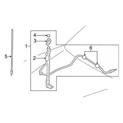 For Toyota Tundra 2004-2006 Toyota 86300AF020 Radio Antenna Assembly Foto 1 de 2