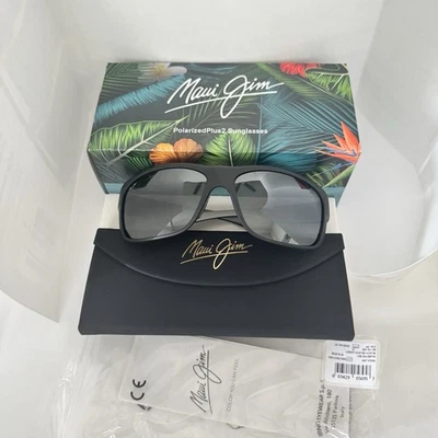 Óculos de sol Maui Jim masculino Southern Cross 63mm preto polarizado MJ0815S-001 US$ 289 - Imagem 1 de 4