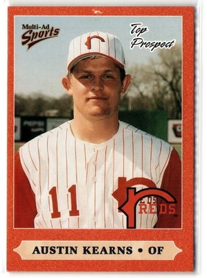 Austin Kearns Rockford Reds 1999 Multi-Ad Midwest League Top Prospects #23 - Image 1 of 2