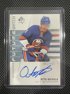 Otto Koivula - 2019-20  SP Authentic Future Watch Auto  /999 - NY Islanders - Picture 1 of 2