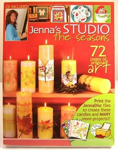 Jenna's Studio the Seasons by Leisure Arts (2006, Paperback) DECORATING CRAFT CD - Imagen 1 de 2