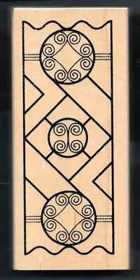 CÍRCULO DIAGONAL Remolinos Formas de Fondo Edición Limitada CLUB CHATARRA ARTESANÍA SELLO Foto 1 de 3