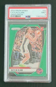 2024 Panini Prizm WNBA Caitlin Clark Green Prizm PSA 9 Mint #22 RC - Picture 1 of 2