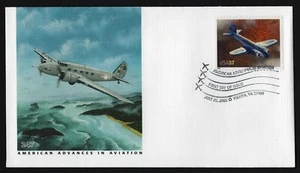 #3916 37c Boeing 247, Fleetwood FDC **ANY 5=FREE SHIPPING** - Picture 1 of 1