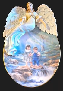 VTG Braford Exchange Someone To Guide The Way - OUR LOVING GUARDIANS Plate - Picture 1 of 5