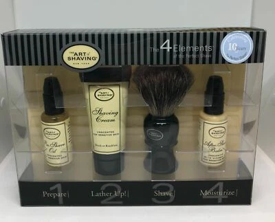 The Art of Shaving-The 4 Elements of the Perfect Shave 4 Pc Kit- Unscented-Boxed - Image 1 of 4