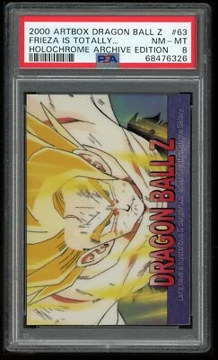 Dragon Ball Z ArtBox Holochrome 63 Super Saiyan Son Goku 2000 PSA 8 68476326 - Image 1 of 2