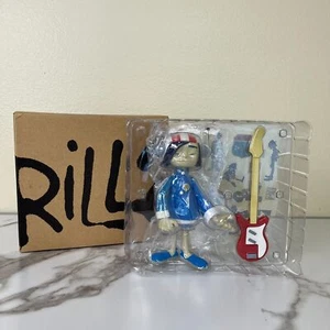 Figura Vinilo Kidrobot Gorillaz Noodle Serie Negra Coleccionable - Imagen 1 de 13