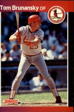 1989 Donruss St. Louis Cardinals Baseball Card #112 Tom Brunansky