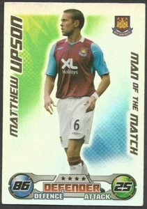 TOPPS MATCH ATTAX 2008-09-MOTM-WEST HAM UNITED-MATTHEW UPSON-SILVER FOIL - Picture 1 of 1