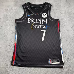 Kevin Durant NBA Brooklyn Nets Nike City Edition Swingman Jersey No 7 Size M 44 - Picture 1 of 8