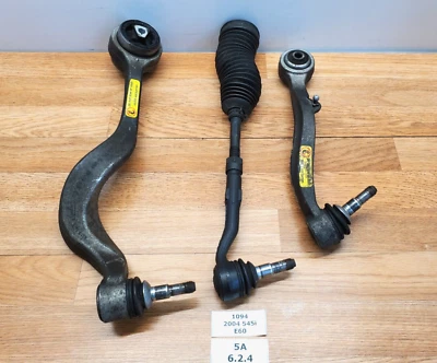 ✅ 04-07 OEM BMW E60 530 545 RWD Front Right Passenger Side Control Arm SET 54k - Image 1 of 4