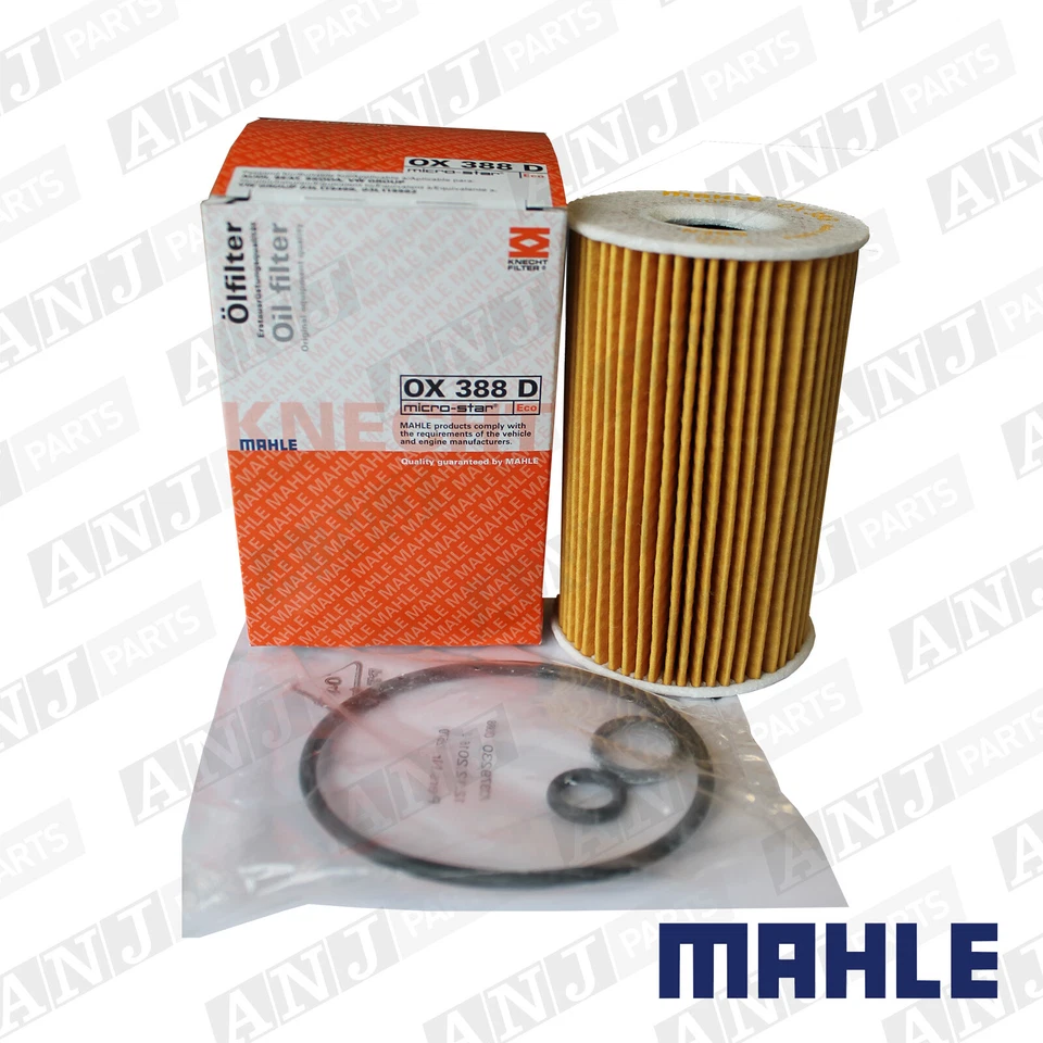 MAHLE Oil Filter Audi A1 A3 A4 A5 A6, Seat, Skoda, Volkswagen VW - OX388D - Image 1 of 1