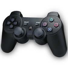 Black Controller for Playstation 3 console, Replacement P3 generic gamepad