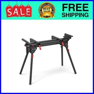 Hyper Tough Hyper Stack 500 lb Heavy Duty Miter Saw Stand, Holds 10' Boards