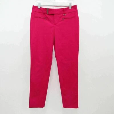 Pantalones de vestir Strenesse Gabriele Strehle cintura alta para mujer US6 D38 rosa Foto 1 de 4