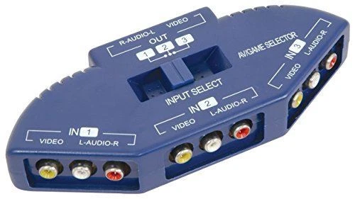 3-WAY AUDIO/VIDEO INPUT SELECTOR - Image 1 of 1
