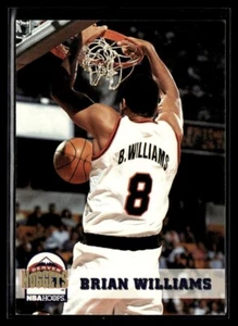 1993-94 NBA Hoops Brian Williams Denver Nuggets #329 - Picture 1 of 2