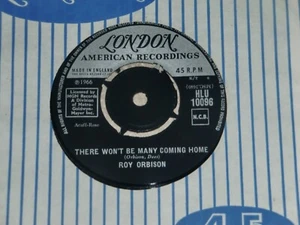 ROY ORBISON. THERE WON'T BE MANY COMING HOME. LONDON HLU 10096 (SUPER TRACK) - Picture 1 of 2