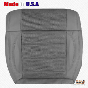 2007 For Jeep Wrangler Front Driver Bottom Replacement Cloth Seat Cover Gray