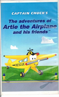 Captain Chuck's the Adventures of Artie the Airplane and His Friends VHS. - Image 1 of 2