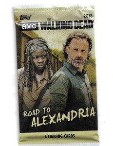 Unopened / Sealed Packs 2018 Topps The Walking Dead Road To Alexandria 2018 