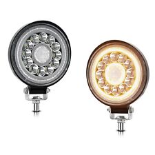 4in LED Light For Cars Fog Lamp Driving Work Lights 160W Dual Color Waterproof