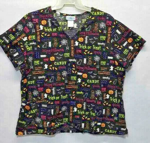 Halloween Scrub Black SB 2Xl  - Picture 1 of 3