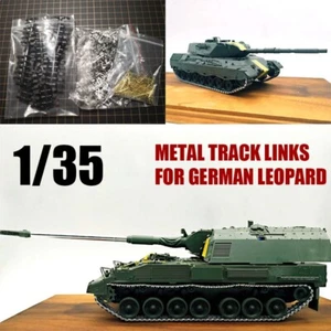 Metal 1/35 Scale Track Link with pins DIY Kit for German Leopard 1 PZH2000 Tank - Picture 1 of 11