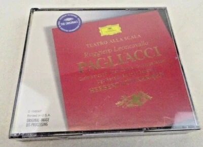 Pagliacci Teatro Alla Scala Leoncavallo Von Karajan CD Music Audio Classic 1966 - Image 1 of 3