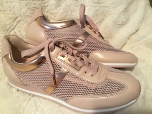 black and rose gold womens trainers