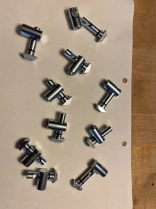 3030 BR Aluminium Extrusion 90 Grad Schnellverbinder 8mm breiter Schlitz KJN - Bild 1 von 4
